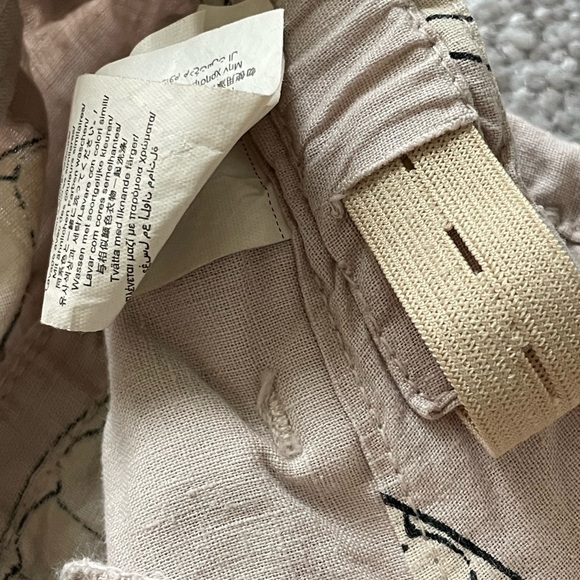 The Animals Observatory Beige Shells Monkey Kids Bermuda Shorts - Picture 7 of 8